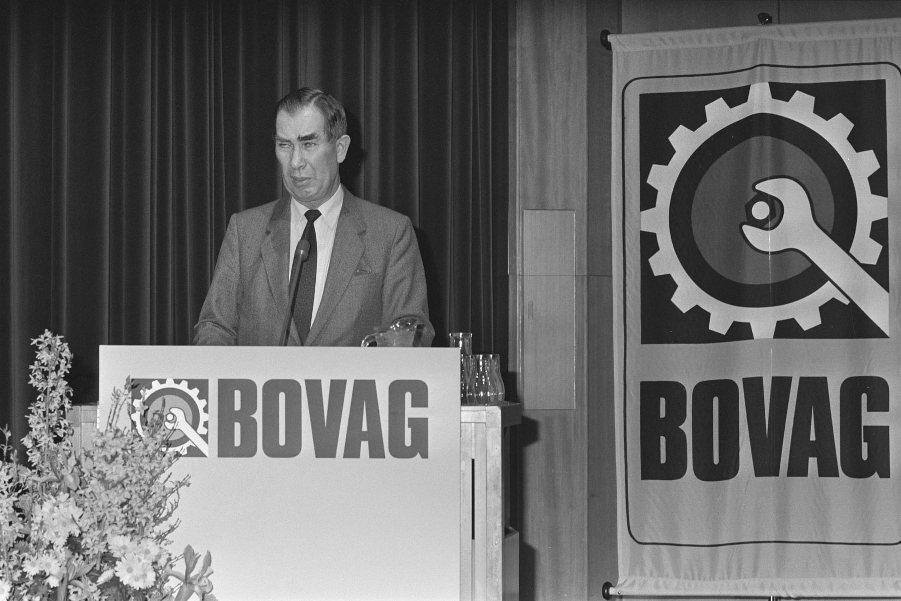 Een bijeenkomst van de BOVAG, 1987 (foto Rob Bogaerts, Anefo, Nationaal Archief)